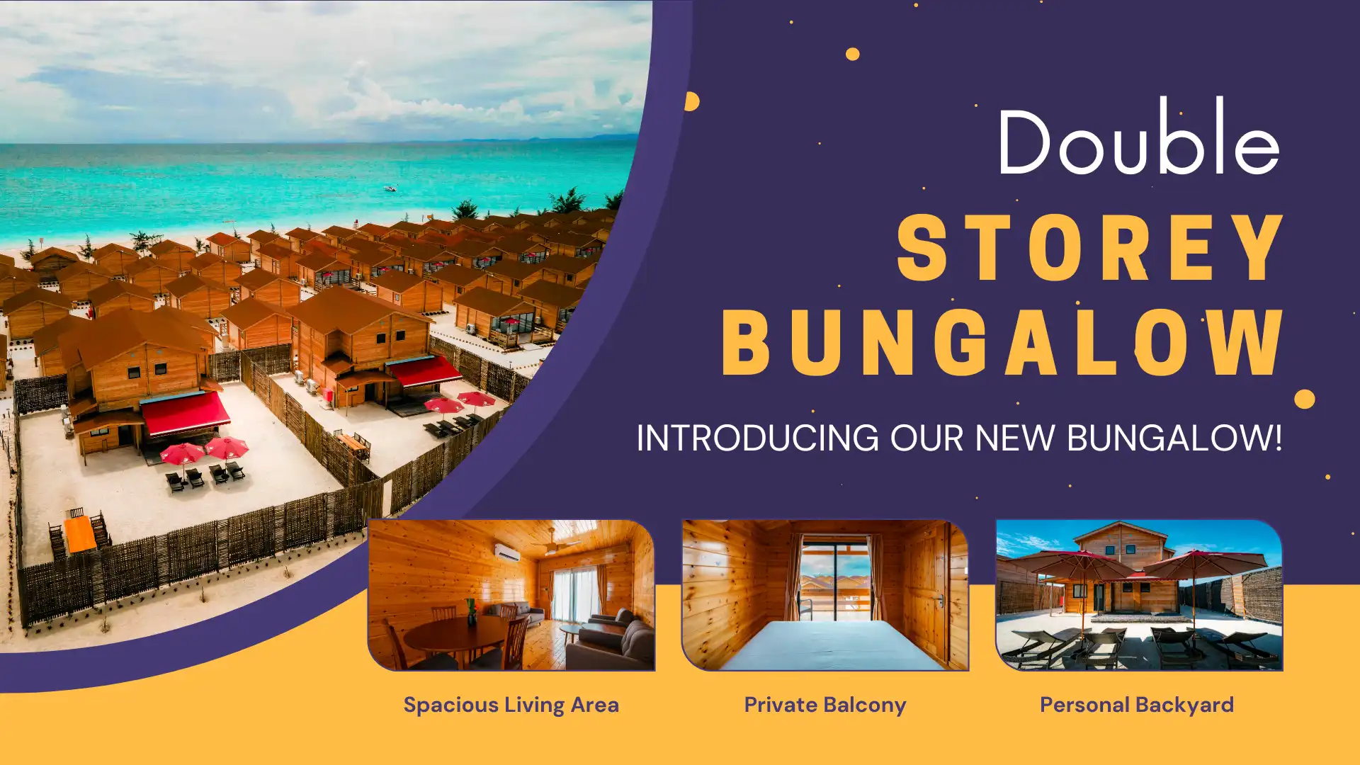 Double Storey Bungalow hero banner, introducing new room type