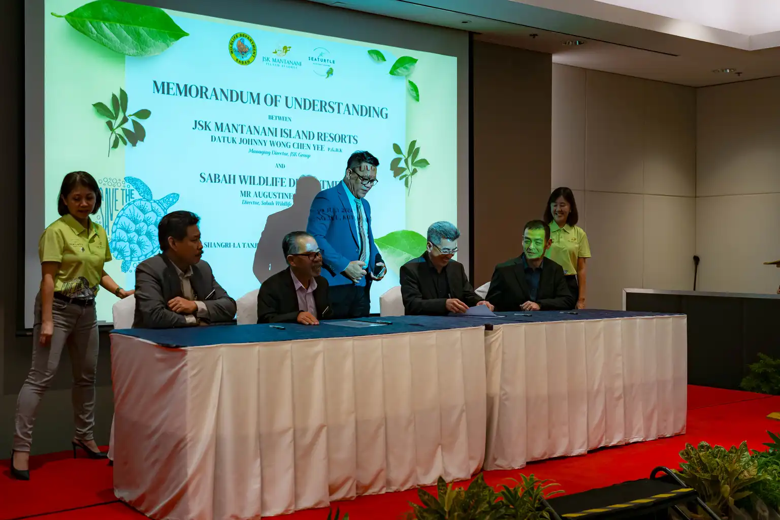 jsk opening turtle hatchery center in mantanani island